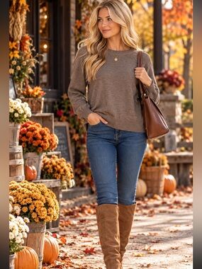 Kuna crewneck Baby Alpaca blend sweater